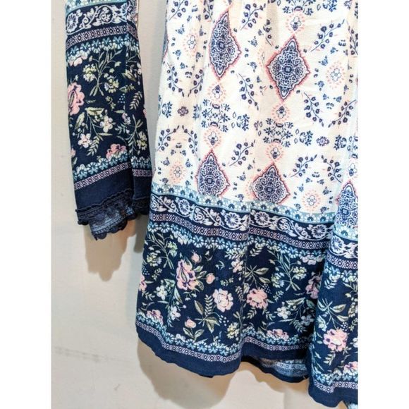 REWIND Tunic Mini Dress Long Sleeve Rope Detail - Picture 5 of 5